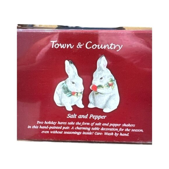 FITZ AND FLOYD SALT AND PEPPER SHAKERS. - Picture 2 of 3